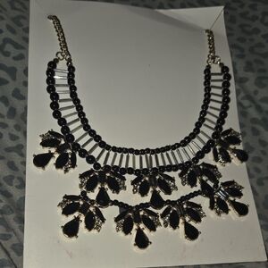 INC Elegant Black and Gold Necklace